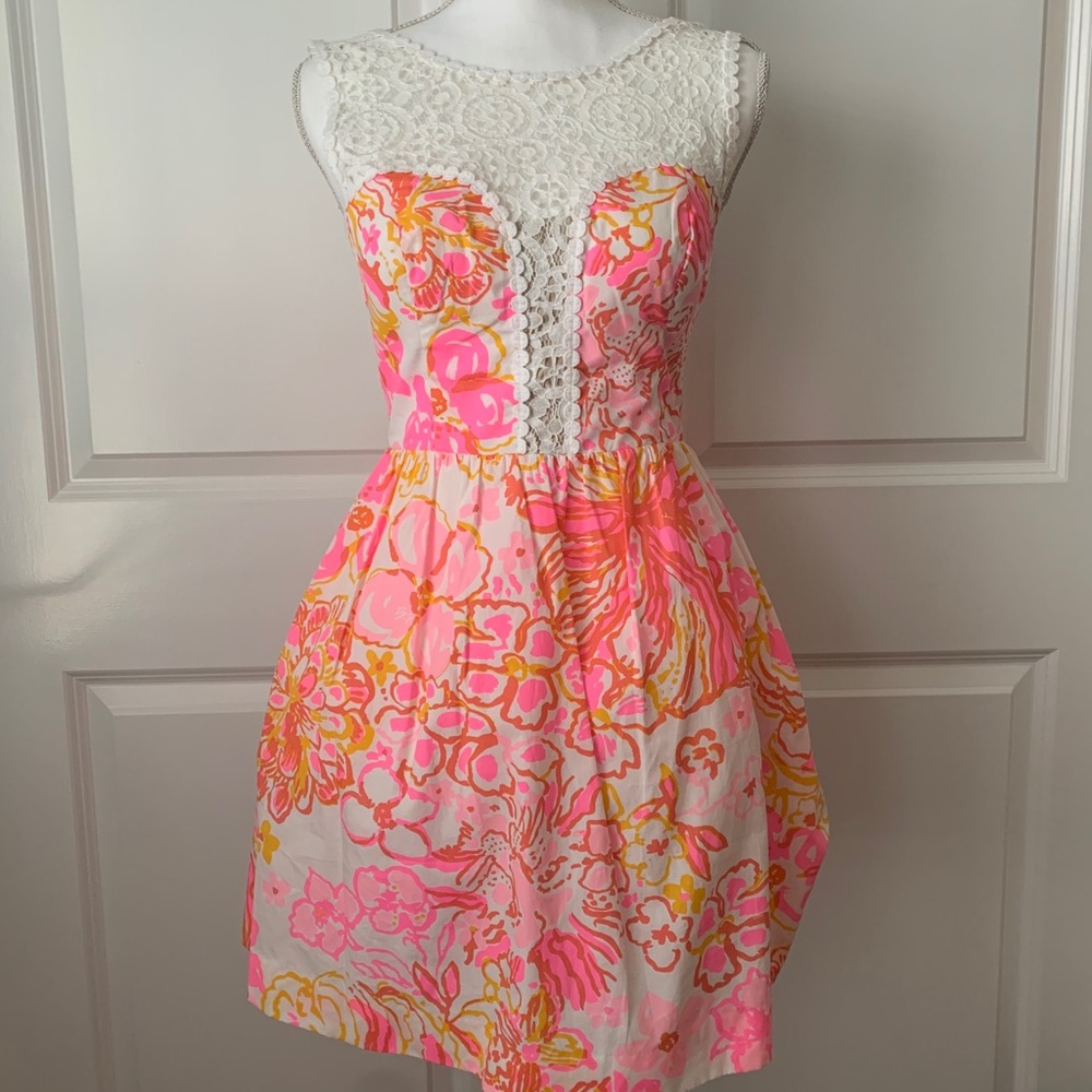 Lily Pulitzer Size 2 Reagan Happiness Is Dress